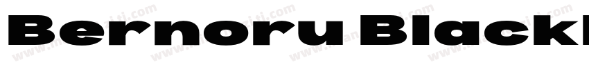Bernoru BlackExpanded字体转换
